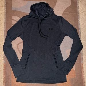 Like New Charcoal UA Featherweight Fleece, S